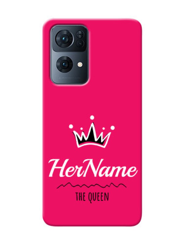 Custom Reno 7 Pro 5G Queen Phone Case with Name