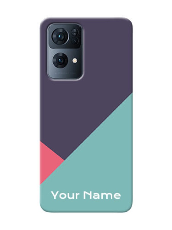 Custom Reno 7 Pro 5G Custom Phone Cases: Tri Color abstract Design