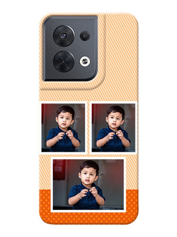 Custom Reno 8 5G Mobile Back Covers: Bulk Photos Upload Design