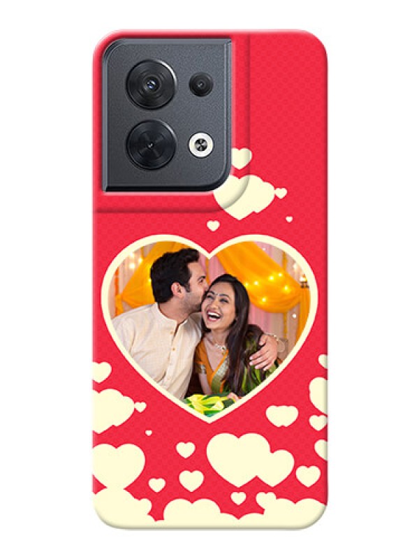 Custom Reno 8 5G Phone Cases: Love Symbols Phone Cover Design