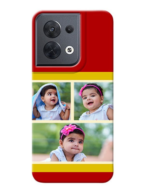 Custom Reno 8 5G mobile phone cases: Multiple Pic Upload Design