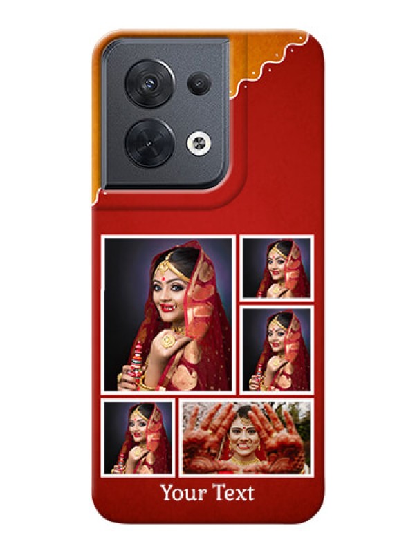 Custom Reno 8 5G customized phone cases: Wedding Pic Upload Design