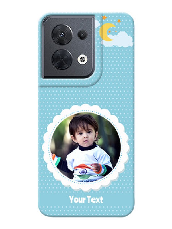 Custom Reno 8 5G mobile cases online: violet Pattern Design