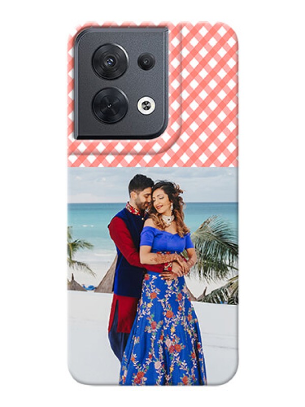 Custom Reno 8 5G custom mobile cases: Pink Pattern Design