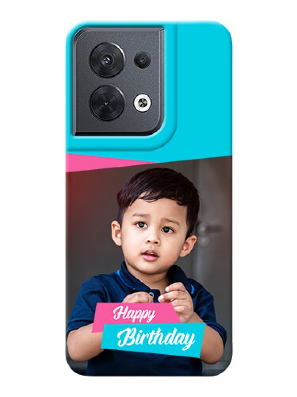 Custom Reno 8 5G Mobile Covers: Image Holder with 2 Color Design