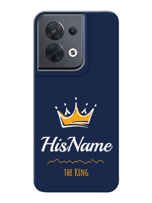 Custom Reno 8 5G King Phone Case with Name