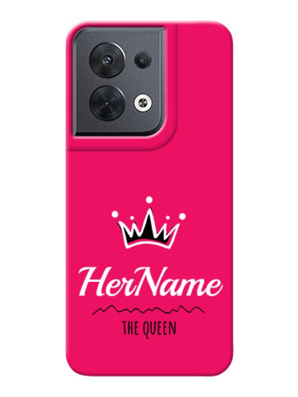Custom Reno 8 5G Queen Phone Case with Name