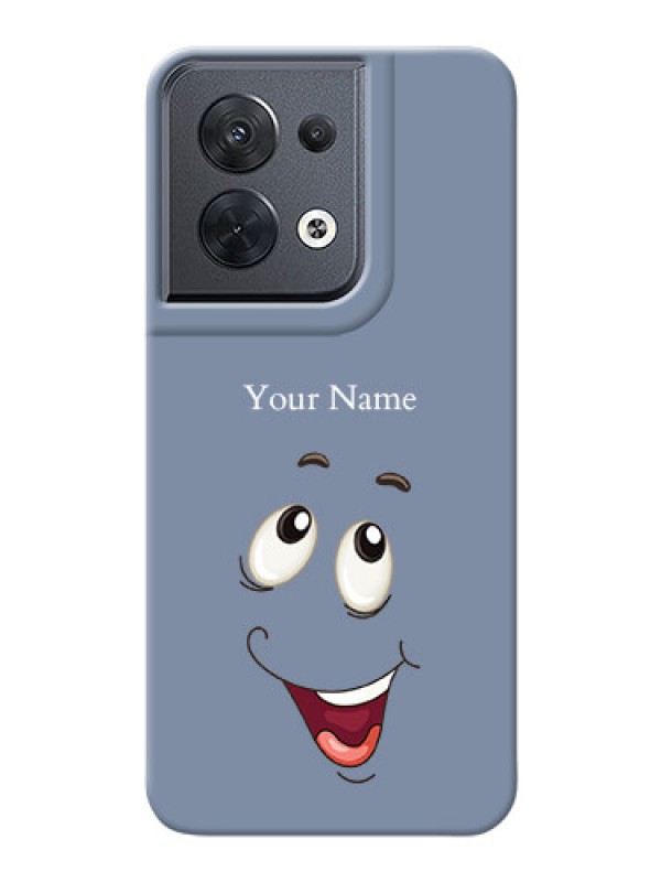 Custom Reno 8 5G Phone Back Covers: Laughing Cartoon Face Design