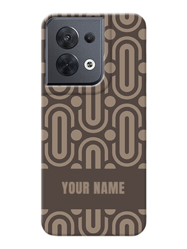 Custom Reno 8 5G Custom Phone Covers: Captivating Zero Pattern Design