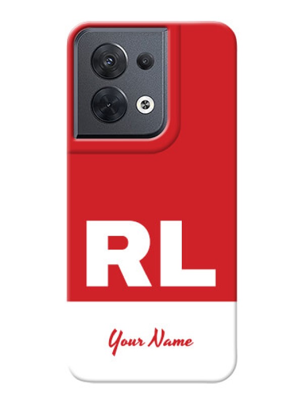 Custom Reno 8 5G Custom Phone Cases: dual tone custom text Design
