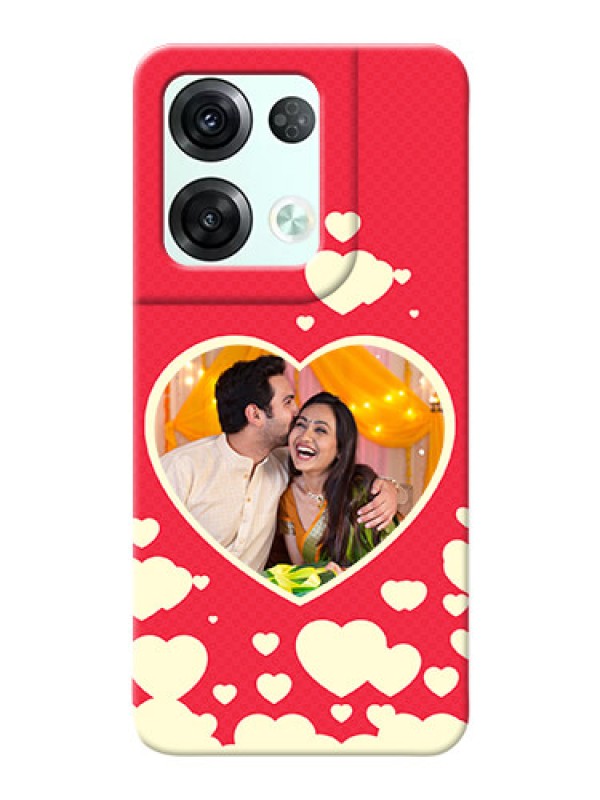 Custom Reno 8 Pro 5G Phone Cases: Love Symbols Phone Cover Design