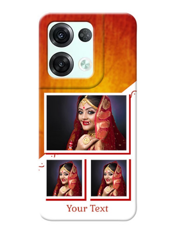 Custom Reno 8 Pro 5G Personalised Phone Cases: Wedding Memories Design 