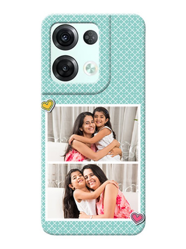 Custom Reno 8 Pro 5G Custom Phone Cases: 2 Image Holder with Pattern Design