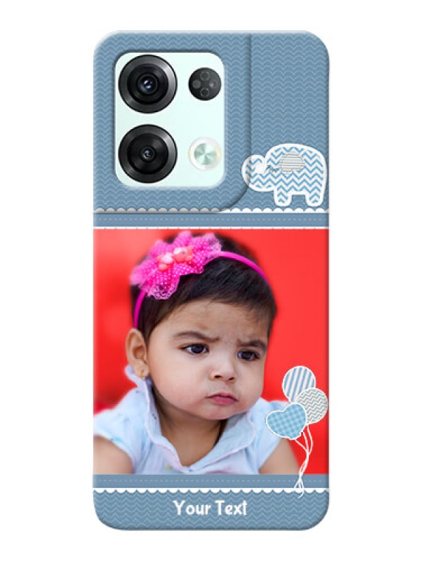 Custom Reno 8 Pro 5G Custom Phone Covers with Kids Pattern Design