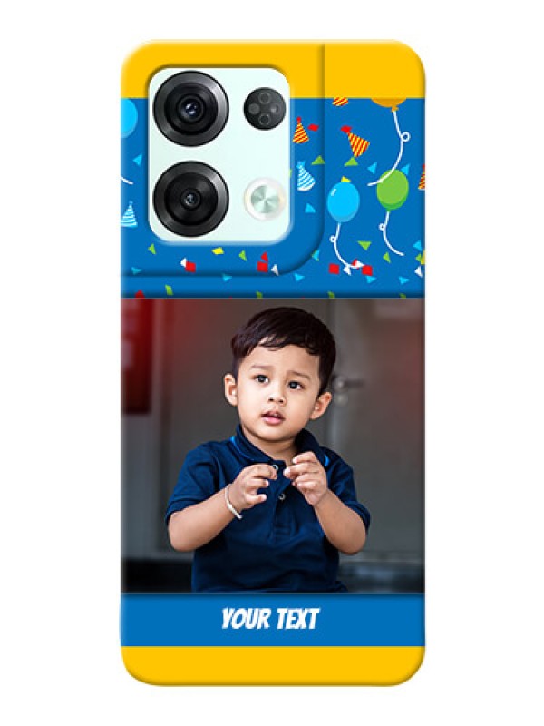 Custom Reno 8 Pro 5G Mobile Back Covers Online: Birthday Wishes Design