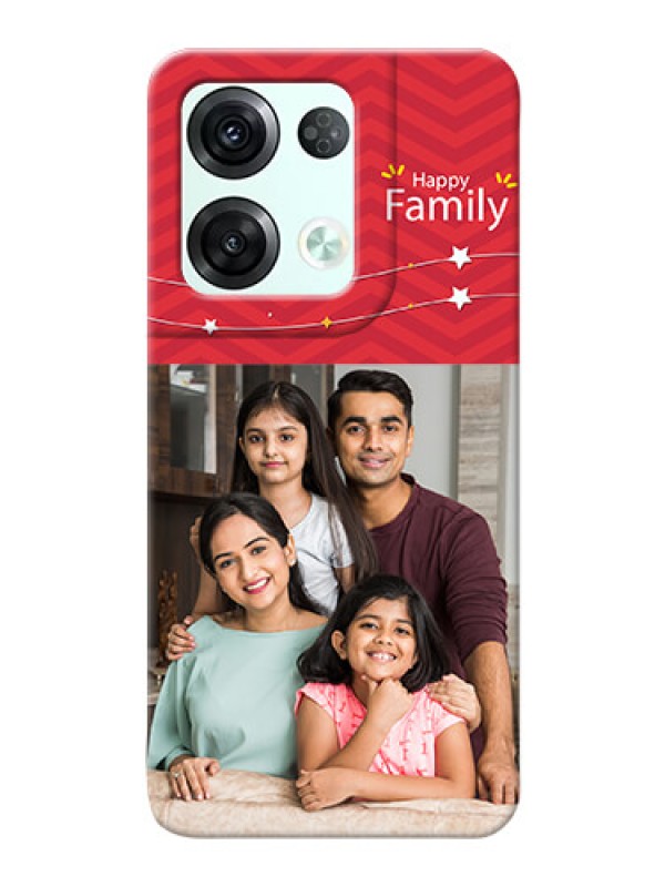 Custom Reno 8 Pro 5G customized phone cases: Happy Family Design