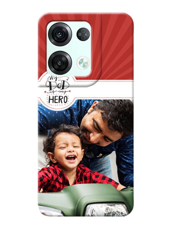Custom Reno 8 Pro 5G custom mobile phone cases: My Dad Hero Design