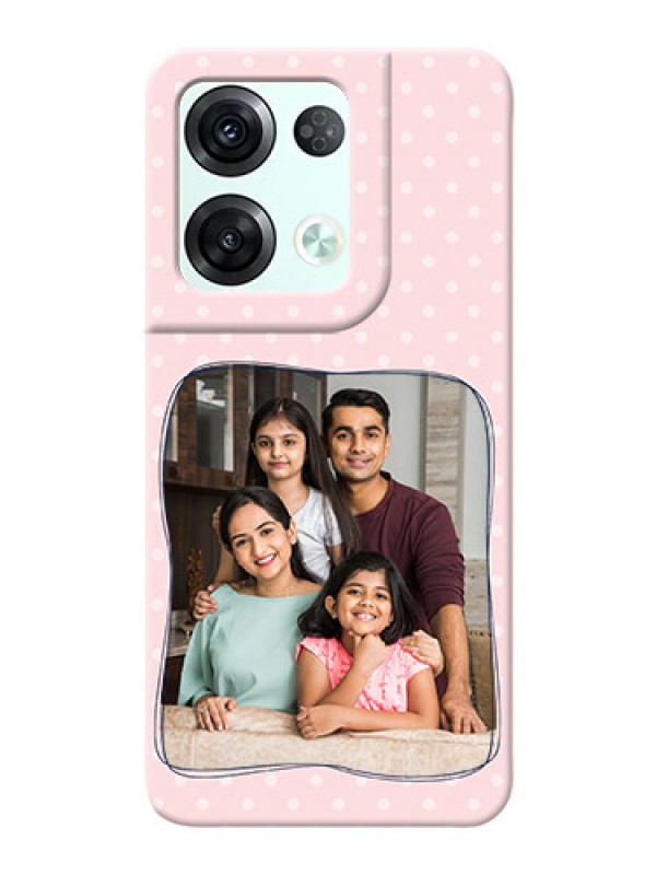 Custom Reno 8 Pro 5G Personalized Phone Cases: Family with Dots Design