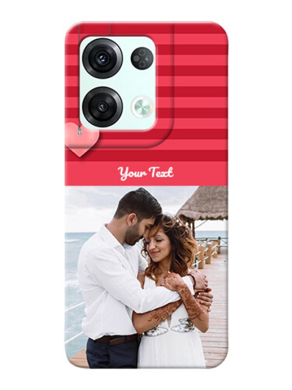 Custom Reno 8 Pro 5G Mobile Back Covers: Valentines Day Design
