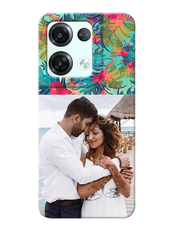 Custom Reno 8 Pro 5G Personalized Phone Cases: Watercolor Floral Design