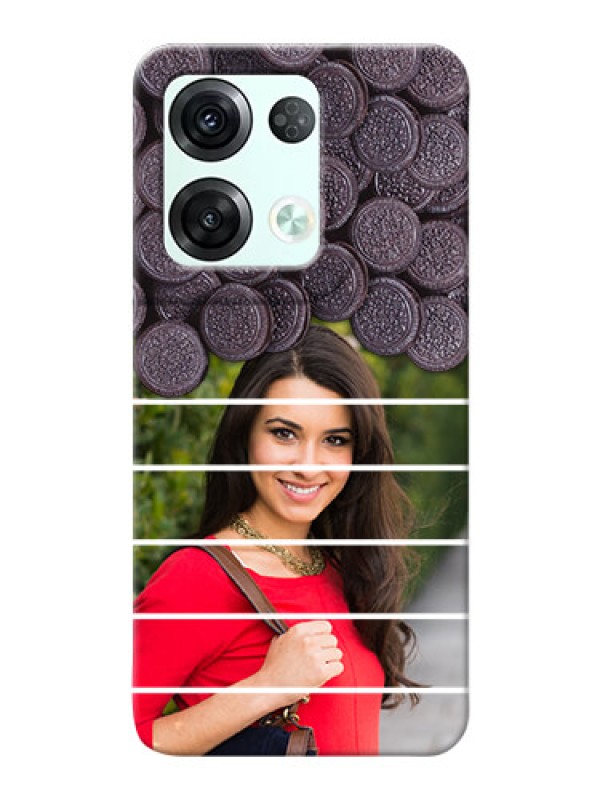 Custom Reno 8 Pro 5G Custom Mobile Covers with Oreo Biscuit Design