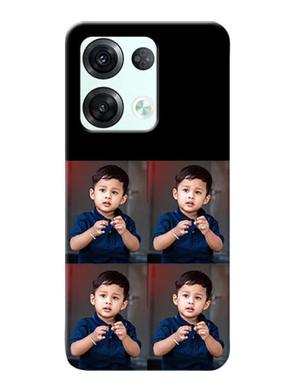 Custom Reno 8 Pro 5G 4 Image Holder on Mobile Cover