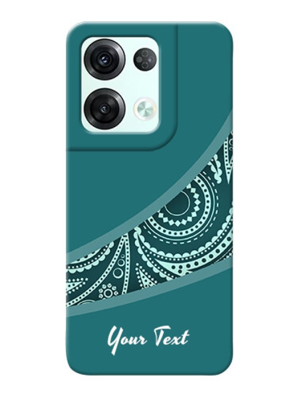 Custom Reno 8 Pro 5G Custom Phone Covers: semi visible floral Design