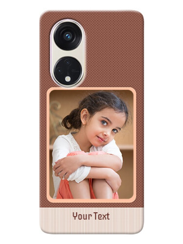 Custom Oppo Reno 8t 5G Phone Covers: Simple Pic Upload Design