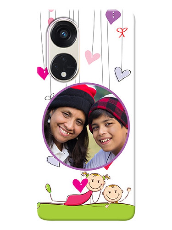 Custom Oppo Reno 8t 5G Mobile Cases: Cute Kids Phone Case Design