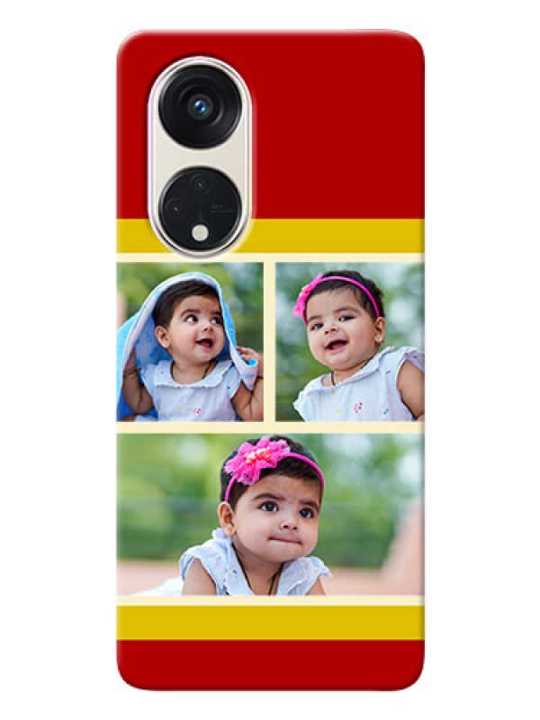 Custom Oppo Reno 8t 5G mobile phone cases: Multiple Pic Upload Design