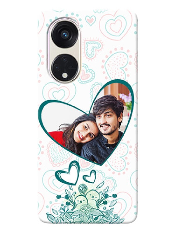 Custom Oppo Reno 8t 5G Personalized Mobile Cases: Premium Couple Design