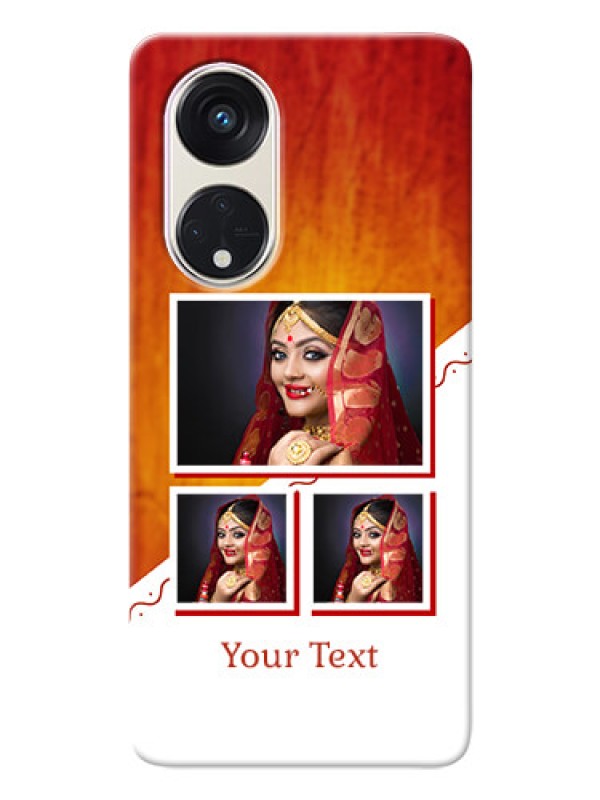 Custom Oppo Reno 8t 5G Personalised Phone Cases: Wedding Memories Design 