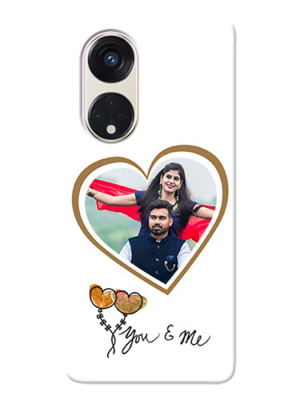 Custom Oppo Reno 8t 5G customized phone cases: You & Me Design