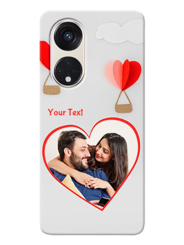 Custom Oppo Reno 8t 5G Phone Covers: Parachute Love Design