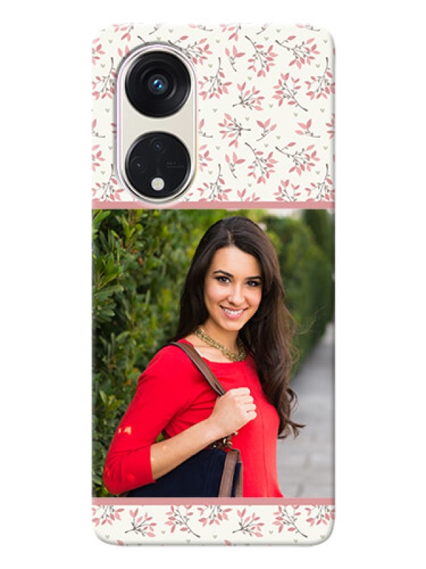 Custom Oppo Reno 8t 5G Back Covers: Premium Floral Design