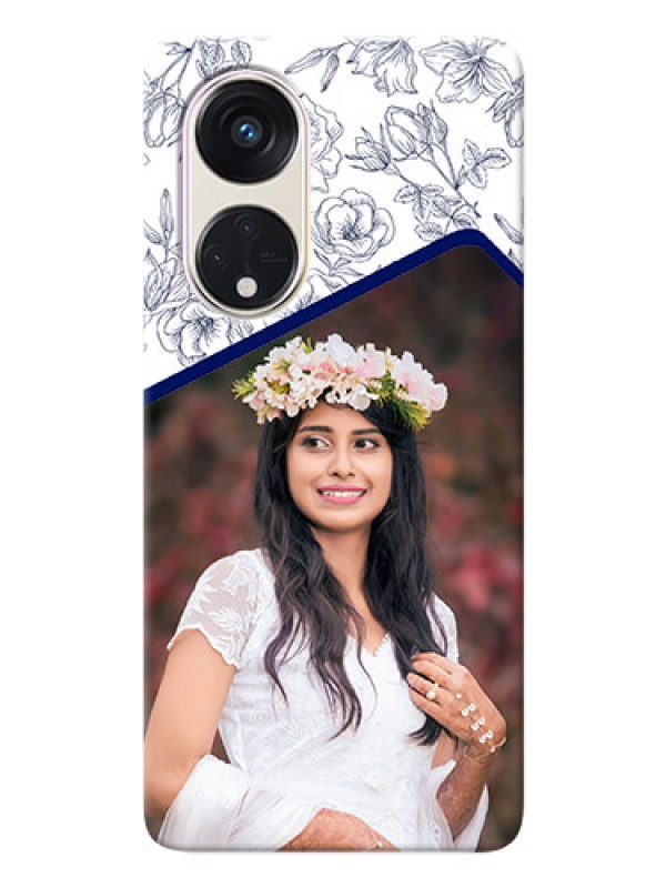 Custom Oppo Reno 8t 5G Phone Cases: Premium Floral Design