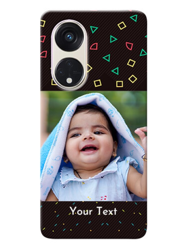 Custom Oppo Reno 8t 5G custom mobile cases with confetti birthday design