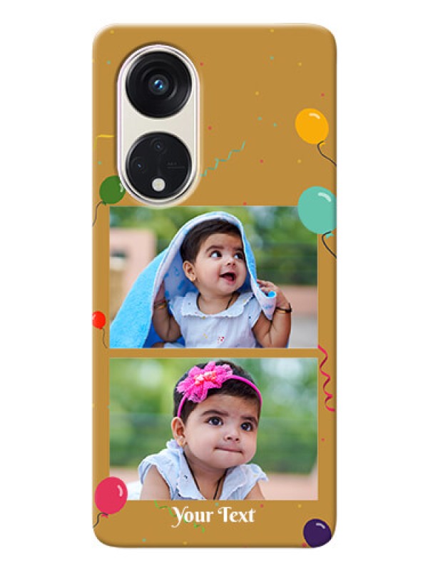 Custom Oppo Reno 8t 5G Phone Covers: Image Holder with Birthday Celebrations Design
