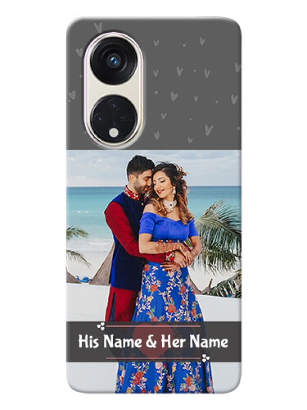 Custom Oppo Reno 8t 5G Mobile Covers: Buy Love Design with Photo Online