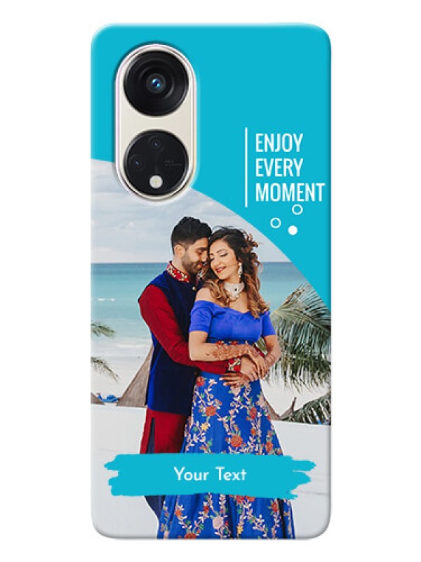 Custom Oppo Reno 8t 5G Personalized Phone Covers: Happy Moment Design