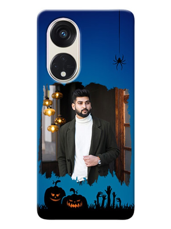 Custom Oppo Reno 8t 5G mobile cases online with pro Halloween design 