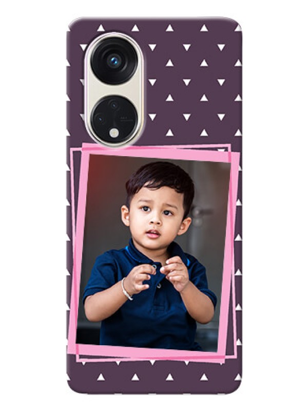 Custom Oppo Reno 8t 5G Phone Cases: Triangle Pattern Dotted Design