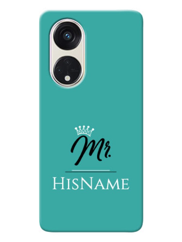 Custom Oppo Reno 8t 5G Custom Phone Case Mr with Name