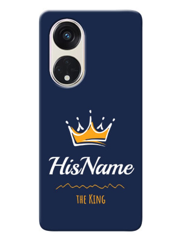 Custom Oppo Reno 8t 5G King Phone Case with Name