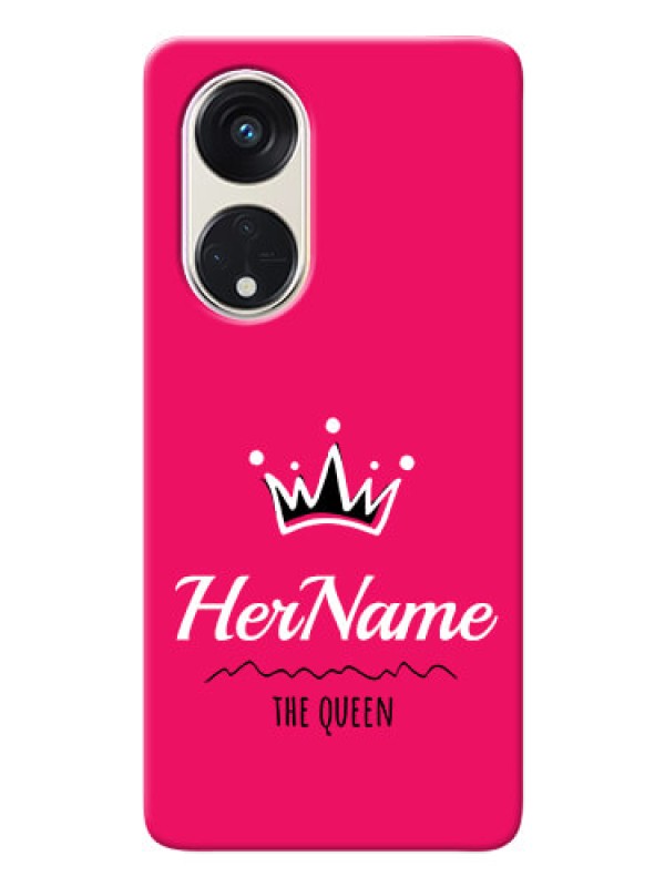Custom Oppo Reno 8t 5G Queen Phone Case with Name