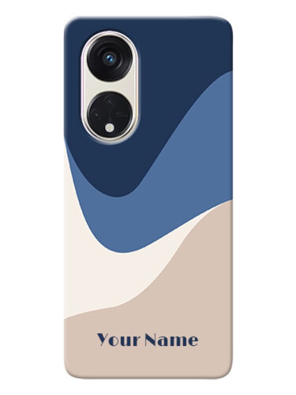 Custom Reno 8T 5G Back Covers: Abstract Drip Art Design