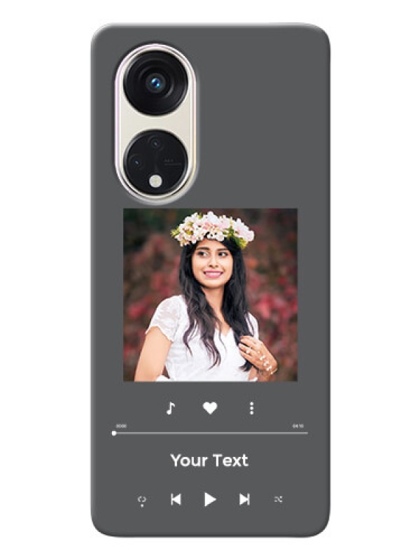 Custom Reno 8T 5G Custom Mobile Case with Play The Music Design