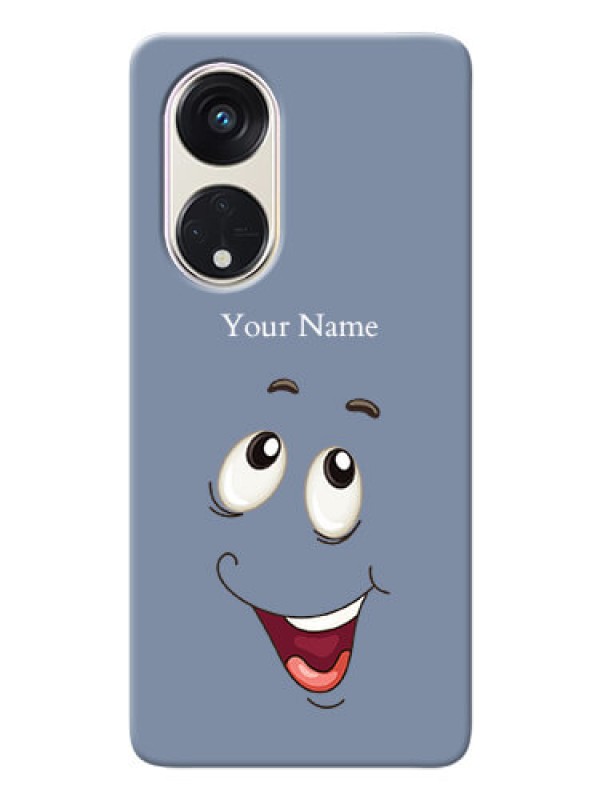 Custom Reno 8T 5G Phone Back Covers: Laughing Cartoon Face Design