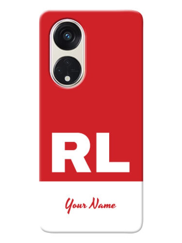 Custom Reno 8T 5G Custom Phone Cases: dual tone custom text Design