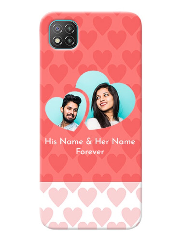Custom Poco C3 personalized phone covers: Couple Pic Upload Design